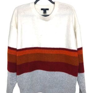 Long Sleeved Color Block Sweater